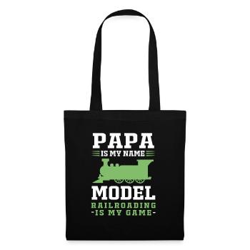Model Railway Model Making Model Maker - Tote Bag - black - Front