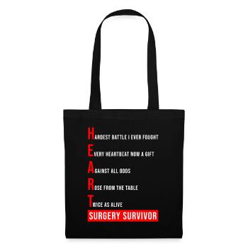 I Survived Open Heart Surgery - Tote Bag - black - Front