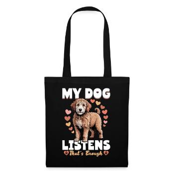 Goldendoodle Dog Breed - Tote Bag - black - Front