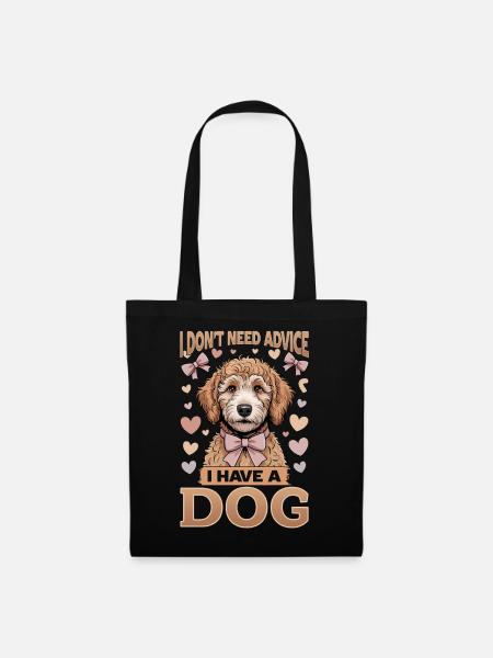 Goldendoodle Dog Breed - Stoffbeutel - Schwarz