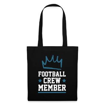 Équipe de football - Sac en tissu - noir - Devant