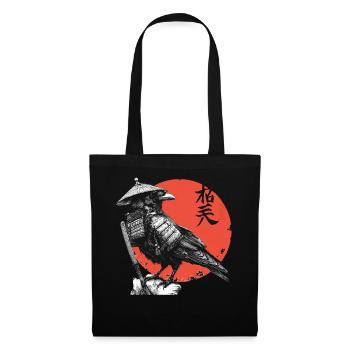 Raven Samurai in Red Sun - Tote Bag - black - Front