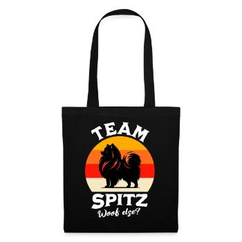 Team Spitz - Stoffbeutel - Schwarz - Vorne