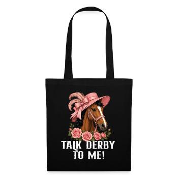 Thoroughbred Derby Horse Racing Racetrack - Tote Bag - black - Front