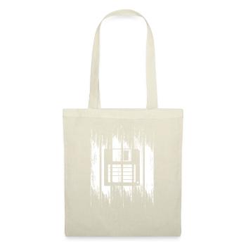 Dessin sur disquette - Sac en tissu - nature - Devant