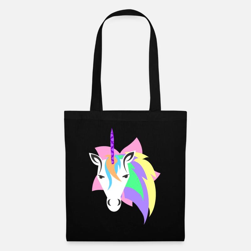Introverted Unicorn – Leave Me Alone - Tote Bag - black