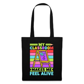 Pre K Teacher Feel Alive Kindergarten Teacher - Tote Bag - black - Front