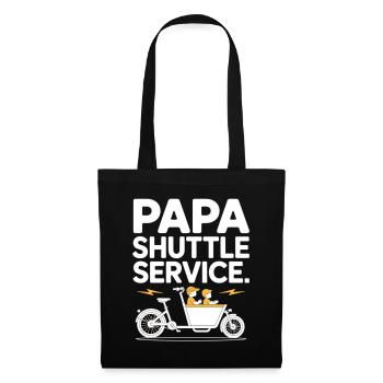 Papa Shuttle Service Cargo Bike Papa - Tote Bag - black - Front