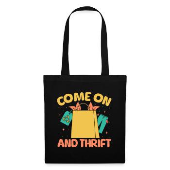 Magasin d’occasion venez & magasin d’occasion - Sac en tissu - noir - Devant