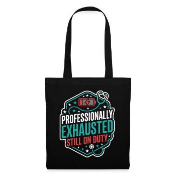 Night Shift Nurse, Tired - Tote Bag - black - Front