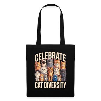 Celebrate Cat Diversity Cats - Tote Bag - black - Front