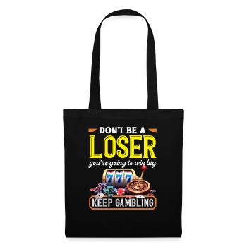 Don't Stop Gambling Casino Roulette Machine - Tote Bag - black - Front