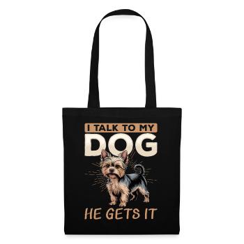 Yorkshire Terrier Yorkie Dog Breed - Tote Bag - black - Front