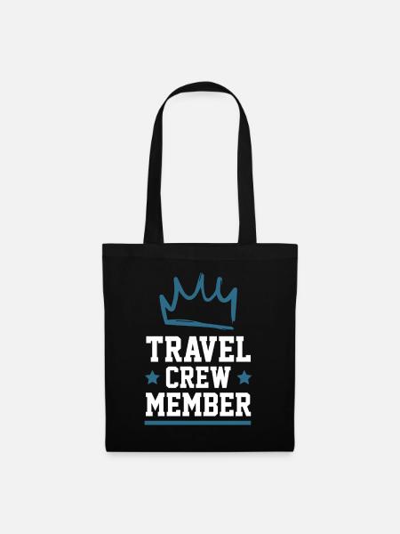 Travel Crew - Stoffbeutel - Schwarz