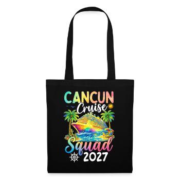 Équipe de croisière de Cancún 2027 - Sac en tissu - noir - Devant