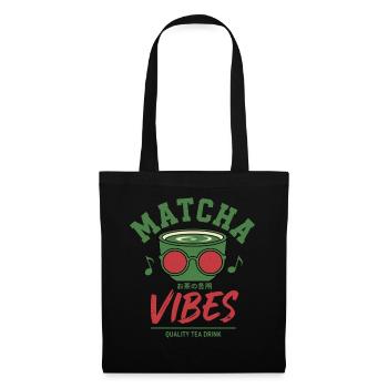 Matcha Vibes Quality Tea Drink Green Matcha Latte - Tote Bag - black - Front