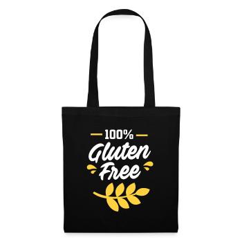 Sans gluten - Sac en tissu - noir - Devant