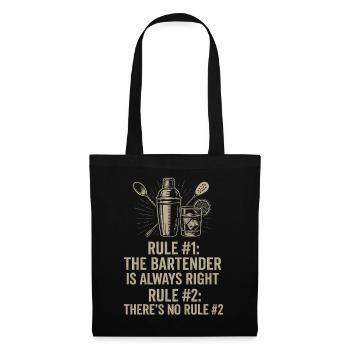 Bartender Always Right - Tote Bag - black - Front