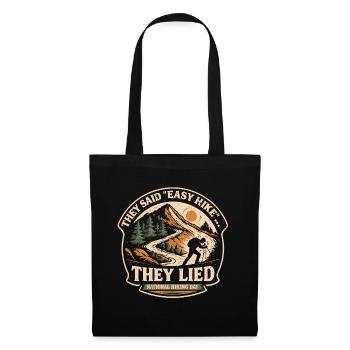 Hiking Day Hiking Hike - Tote Bag - black - Front
