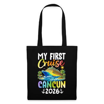 My First Cruise Cancun 2026 - Tote Bag - black - Front