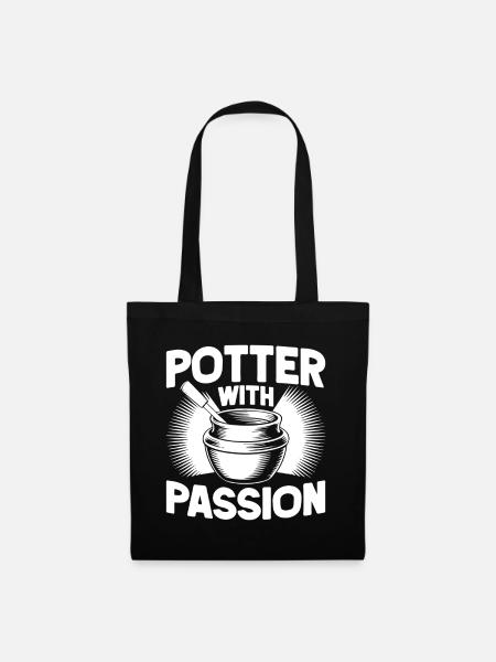 Pottery Artists With Passion Pottery - Stoffbeutel - Schwarz