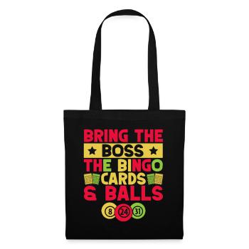 Bingo Game Bring The Chef The Cards Bingo - Stoffbeutel - Schwarz - Vorne