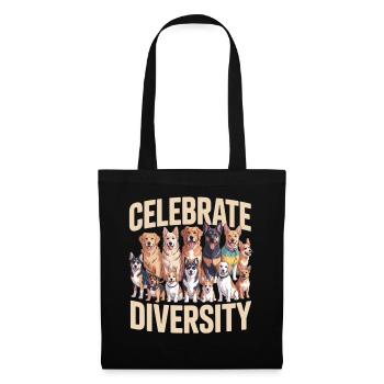 Celebrate Dog Diversity Dogs - Tote Bag - black - Front