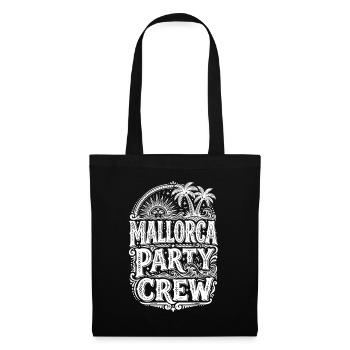 Mallorca Party Crew - Stoffbeutel - Schwarz - Vorne