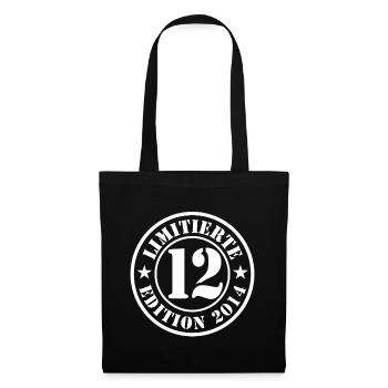 12th Birthday Young Girls - Tote Bag - black - Front