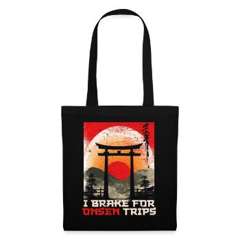 Bains thermaux Onsen I Brake pour les sorties Onsen - Sac en tissu - noir - Devant