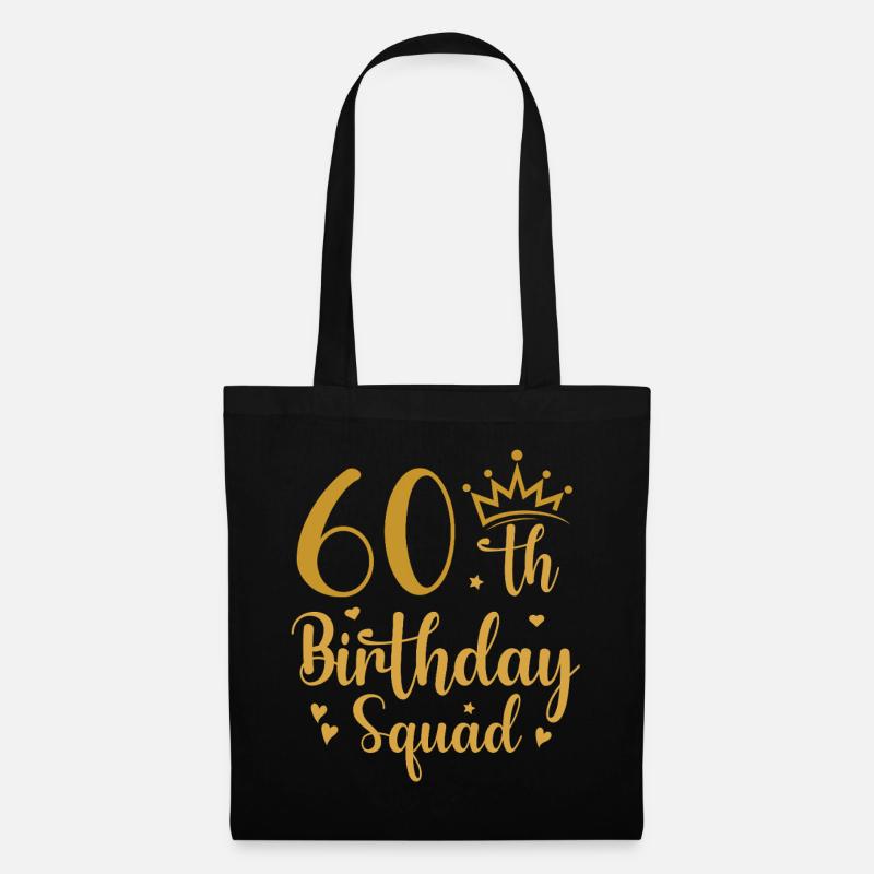 Effectif pour le 60e anniversaire - Sac en tissu - noir