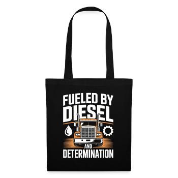 Conducteur professionnel Camion Camion Diesel - Sac en tissu - noir - Devant