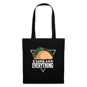 Tacos are everything - Tote Bag - black - Front