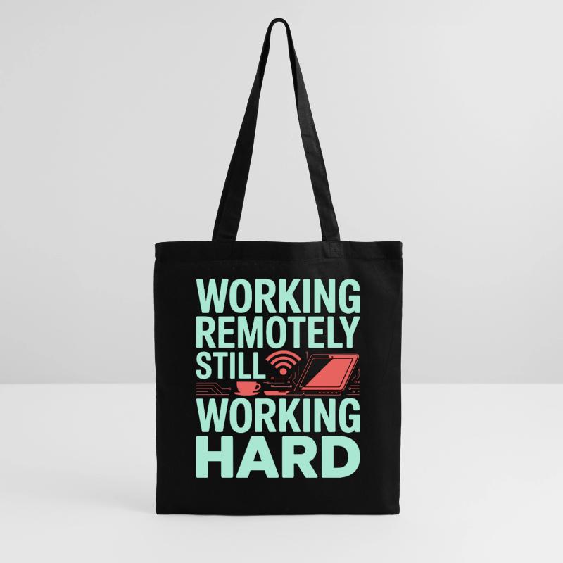 Remote Developer Working Remotely Web Programmer Tote Bag