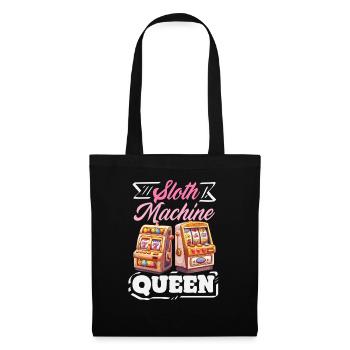 slot machine queen casino gambling jackpot - Tote Bag - black - Front