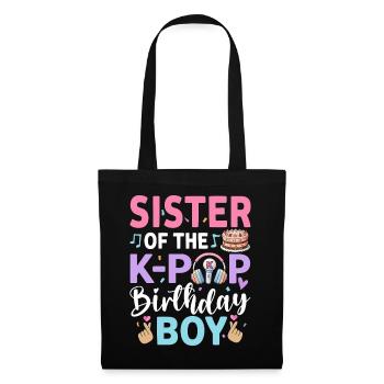 Sister of The K-Pop Birthday Boy - Tote Bag - black - Front