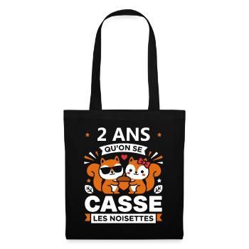 2 Ans Qu’on Se Casse Noisettes - Sac en tissu - noir - Devant