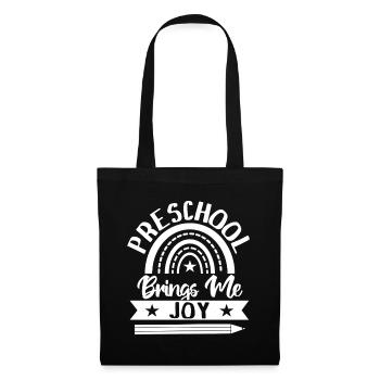 Preschool Teacher Brings Me Joy Daycare Teacher - Tote Bag - black - Front