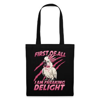 Australian Cockatoo Cockatoo Bird Holder Outfit - Tote Bag - black - Front