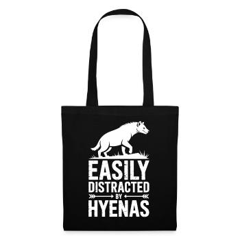 Paroles de la hyène Cadeau drôle de hyène - Sac en tissu - noir - Devant