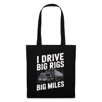Trucker Driver Diesel Truck Professional Driver - Tote Bag - black - Front