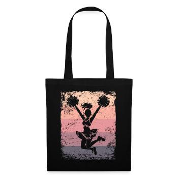 Cheerpom pom girls Mom Cheerleading - Sac en tissu - noir - Devant