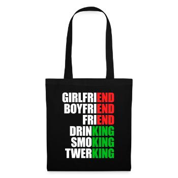 Ex petite amie King JGA Single Party Malle - Sac en tissu - noir - Devant
