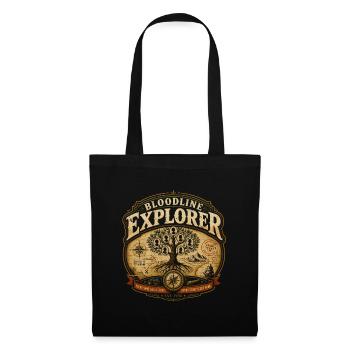 Généalogie Explorateur de lignée généalogique - Sac en tissu - noir - Devant