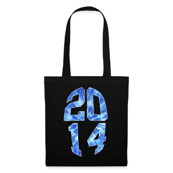 12 ANS 2014 12E ANNIVERSAIRE - Sac en tissu - noir - Devant