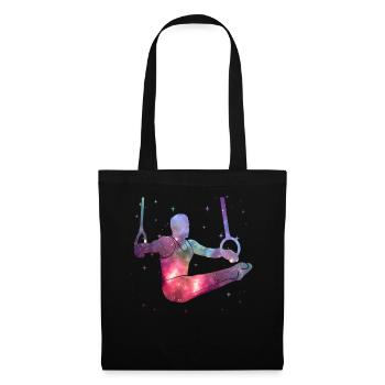 Gymnastics Gymnastics Ring Gymnastics Space Gymnastics - Tote Bag - black - Front