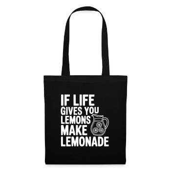 If Life Gives You Lemons Make Lemonade - Tote Bag - black - Front