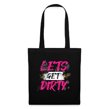 On va salir la course boueuse Schlammlauf Muddy Run - Sac en tissu - noir - Devant