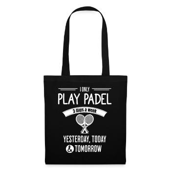 Daily Padel Passion - Tote Bag - black - Front