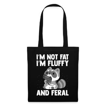 Trash Panda Raccoon - Tote Bag - black - Front